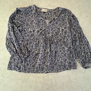 Universal Thread Floral Top Size Large